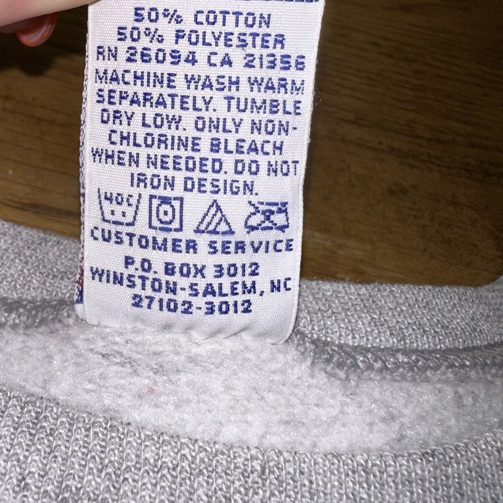 Vintage Champion‎ Grand Ole Opry Gray Crewneck Sweatshirt Cotton Blend Men's XL - Picture 5 of 9